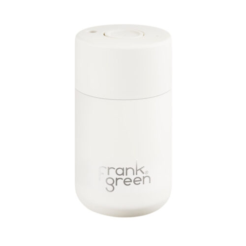 12oz Reusable Cup - Push Button Lid - Cloud