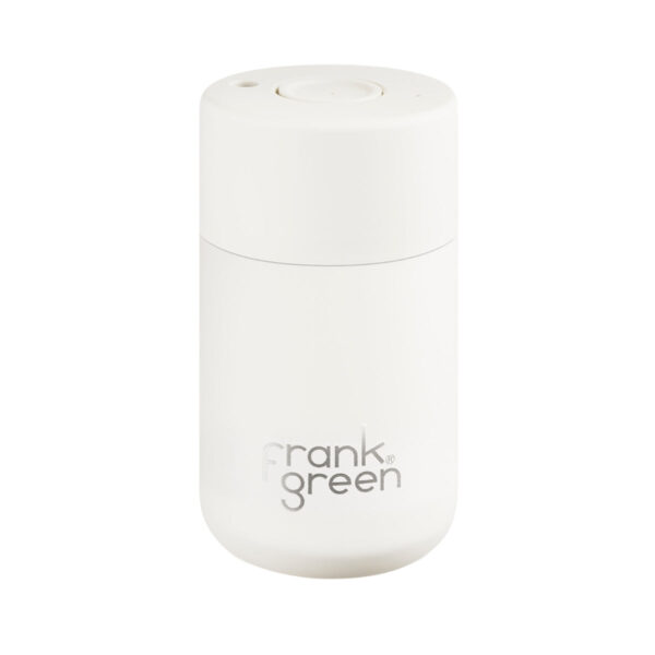 12oz Reusable Cup - Push Button Lid - Cloud