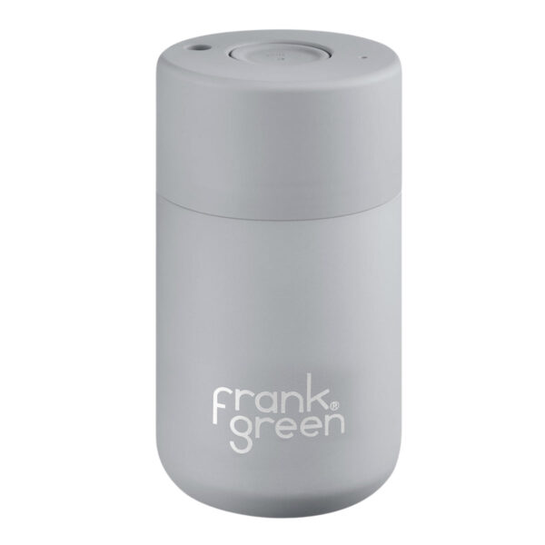 12oz Reusable Cup - Push Button Lid - Harbour Mist