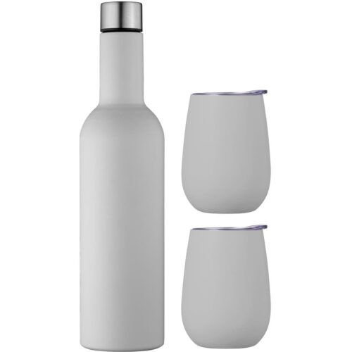 Wine Travellers Set - Dove Grey