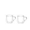 Capri Double Wall Glass 100ml 2 Piece