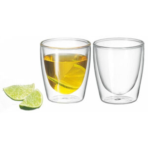 Nove Twin Wall Glass 2 Pc Set - 250ML
