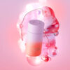 12oz Reusable Cup - Push Button Lid - Lilac Haze / Living Coral