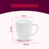 Larah by Borosil Bali Mug Set, 400ml x 2