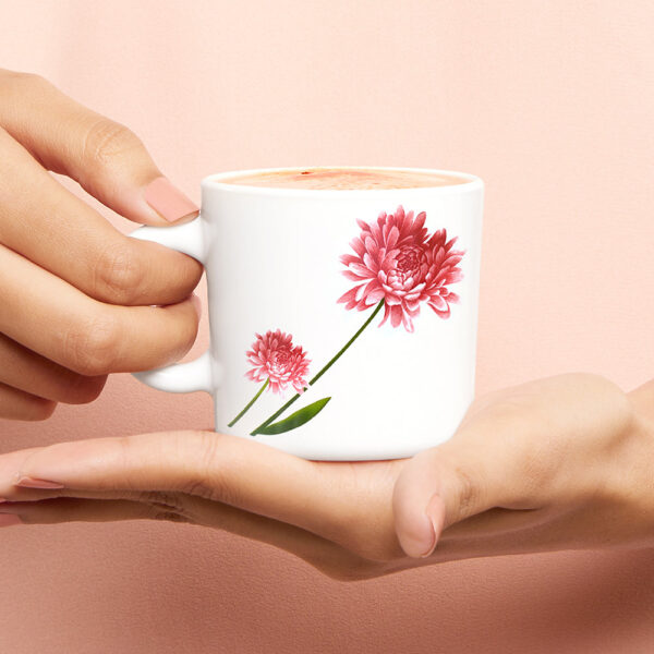 Larah by Borosil Belle Mug Set, 180ml x 12
