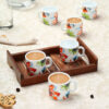 Larah by Borosil Bali Mug Set, 100ml x 6