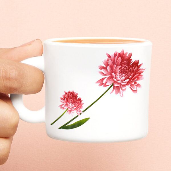 Larah by Borosil Belle Mug Set, 100ml x 6