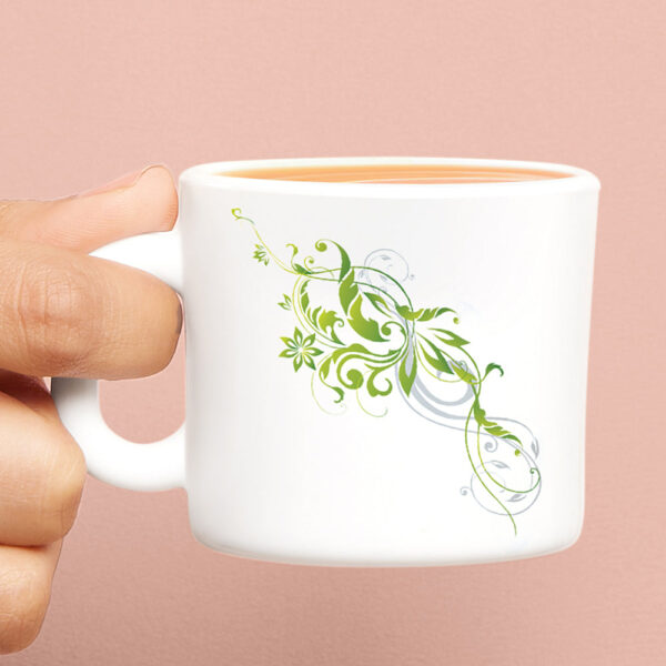 Larah by Borosil Erba Mug Set, 100ml x 6