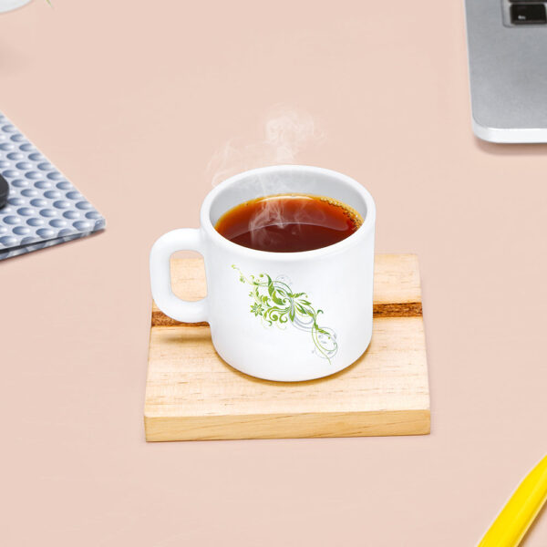Larah by Borosil Erba Mug Set, 100ml x 6