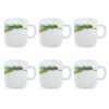 Crescent Mug Set, 180ml x 6