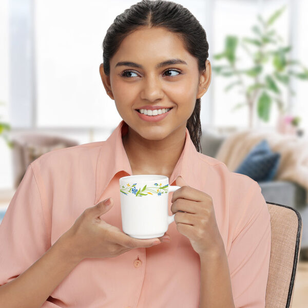 Larah by Borosil Cripper Mug Set, 240ml x 6