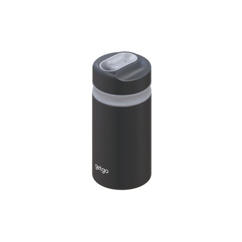 Double Wall Insulated Travel Cup 350ML Black Gift Boxed