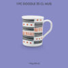 Larah by Borosil Doodle Mug, 350ml