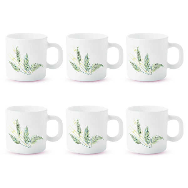 Larah by Borosil Breeze Mug Set, 240ml x 2