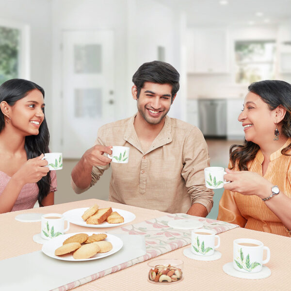 Larah by Borosil Breeze Mug Set, 240ml x 2
