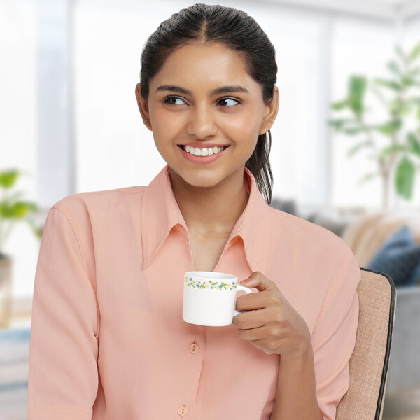 Larah by Borosil Cripper Mug Set, 240ml x 2