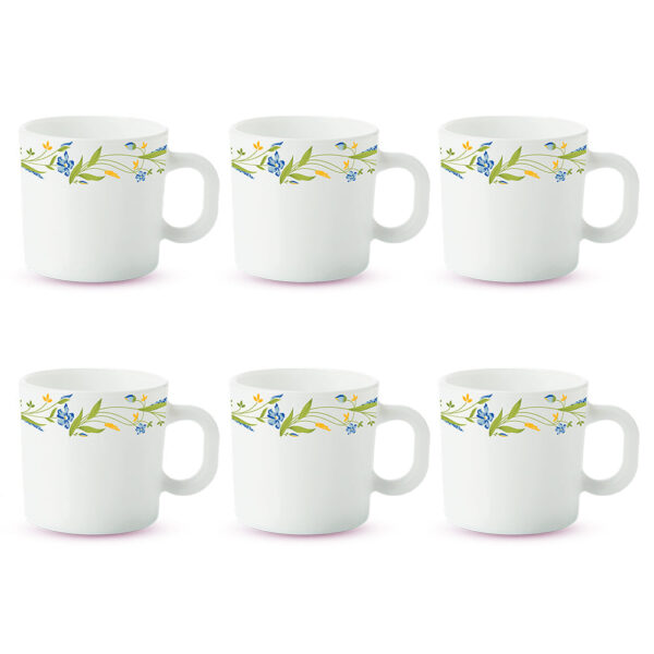 Larah by Borosil Cripper Mug Set, 240ml x 2