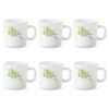 Larah by Borosil Erba Mug Set, 180ml x 6