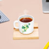 Larah by Borosil Fern Mug Set, 240ml x 2