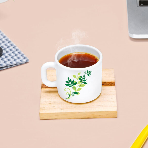 Larah by Borosil Fern Mug Set, 240ml x 2