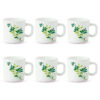 Larah by Borosil Fern Mug Set, 240ml x 2