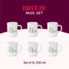 Larah by Borosil Breeze Mug Set, 240ml x 2
