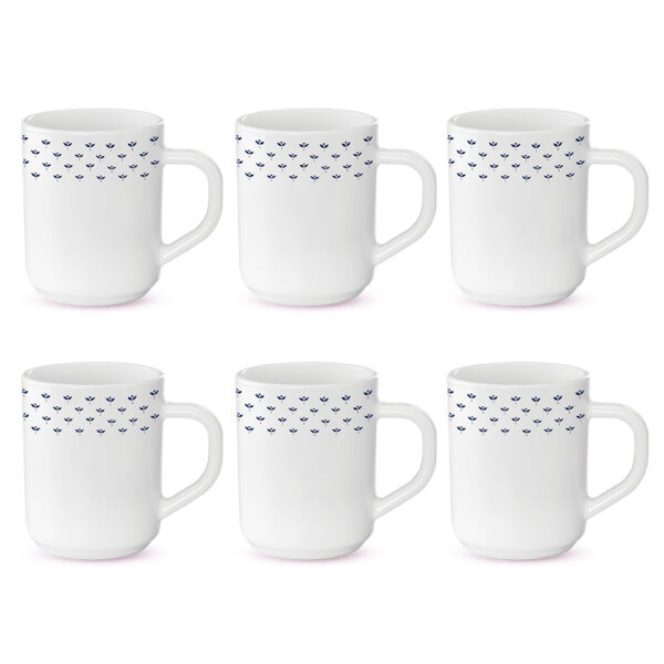 Larah by Borosil Fabula Mug Set, 240ml x 2