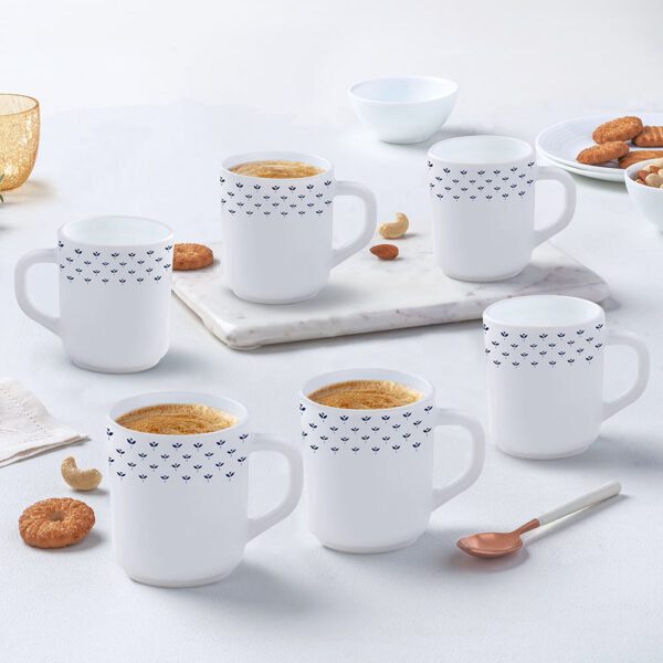 Larah by Borosil Fabula Mug Set, 240ml x 2