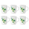 Larah by Borosil Fern Mug Set, 240ml x 2