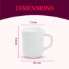 Larah by Borosil Fern Mug Set, 240ml x 2